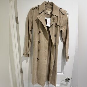 Michael Kors Trench coat/ 100% leather from Italy